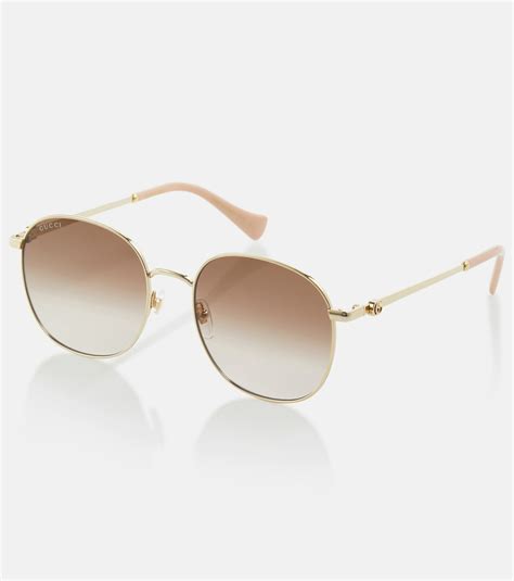 gucci round wire sunglasses|gucci vintage round sunglasses.